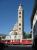 MADONNA DI TIRANO - Il Trenino Rosso del Bernina passa dietro l basilica della Madonna di Tirano