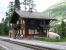 PONTRESINA (CH) - La caratteristica stazione della Ferrovia retica in una delle due fermate di Pontresina